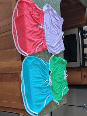 No Boundaries Lavender Terry Lounge Shorts